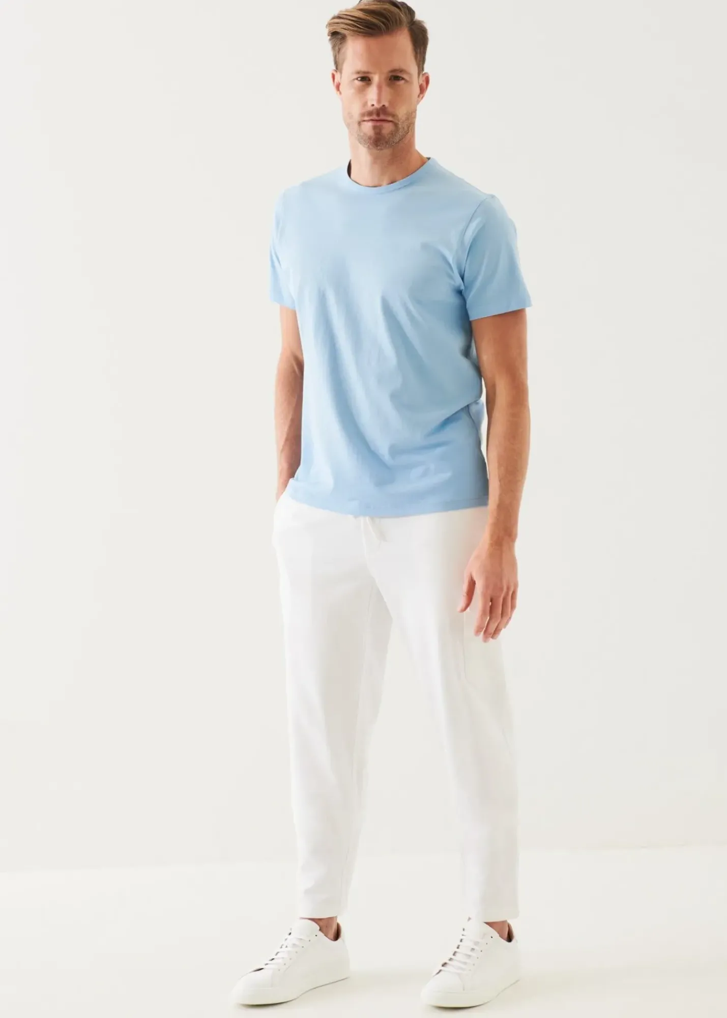 PATRICK ASSARAF Pima Stretch Fleece Snap-Front Overshirt|Men Outerwear