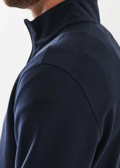 PATRICK ASSARAF Pima Stretch Fleece Zip-Up Hoodie|Men Sweatshirts & Hoodies