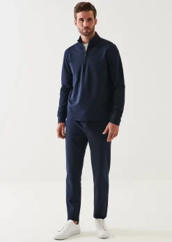 PATRICK ASSARAF Pima Stretch Fleece Zip-Up Hoodie|Men Sweatshirts & Hoodies