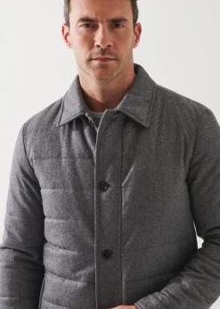 PATRICK ASSARAF Plaid Shirt Jacket|Men Shirt Jackets