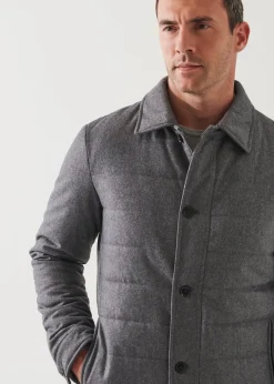 PATRICK ASSARAF Plaid Shirt Jacket|Men Shirt Jackets