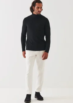 PATRICK ASSARAF Plaited Merino Wool Turtleneck|Men Knitwear