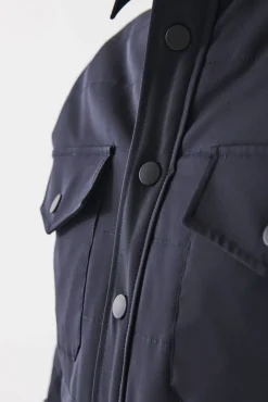 PATRICK ASSARAF Quilted Shirt Jacket|Men Outerwear