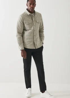 PATRICK ASSARAF Quilted Shirt Jacket|Men Outerwear
