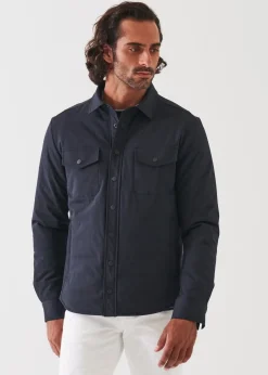 PATRICK ASSARAF Quilted Shirt Jacket|Men Outerwear