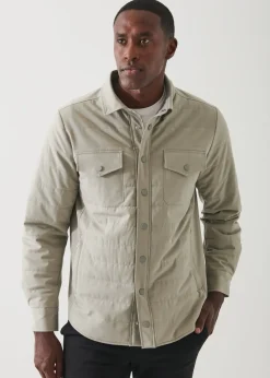 PATRICK ASSARAF Quilted Shirt Jacket|Men Outerwear