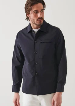 PATRICK ASSARAF Quilted Shirt Jacket|Men Shirt Jackets