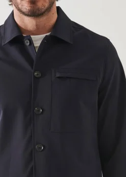 PATRICK ASSARAF Quilted Shirt Jacket|Men Shirt Jackets