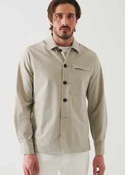 PATRICK ASSARAF Quilted Shirt Jacket|Men Shirt Jackets