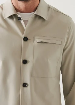 PATRICK ASSARAF Quilted Shirt Jacket|Men Shirt Jackets
