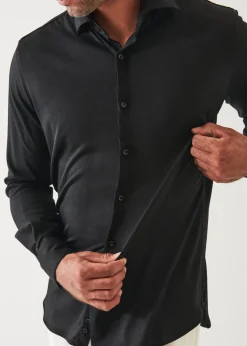 PATRICK ASSARAF Reda Active Wool Knit Shirt|Men Shirts
