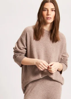 PATRICK ASSARAF Relaxed Cashmere Crewneck|Women Knitwear