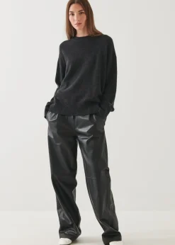PATRICK ASSARAF Relaxed Cashmere Crewneck|Women Knitwear
