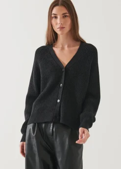 PATRICK ASSARAF Ribbed Merino Cardigan|Women Knitwear