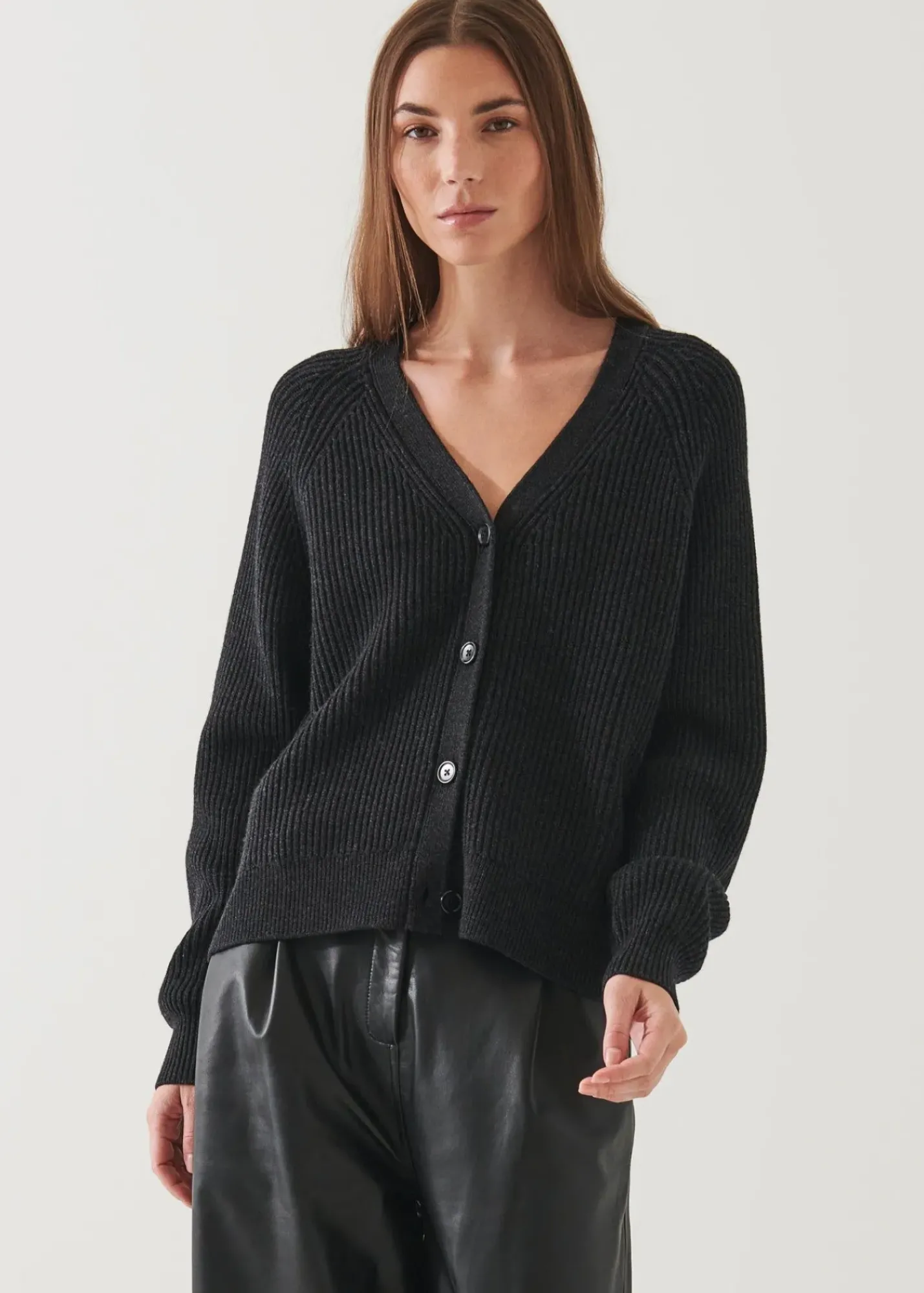 PATRICK ASSARAF Ribbed Merino Cardigan|Women Knitwear