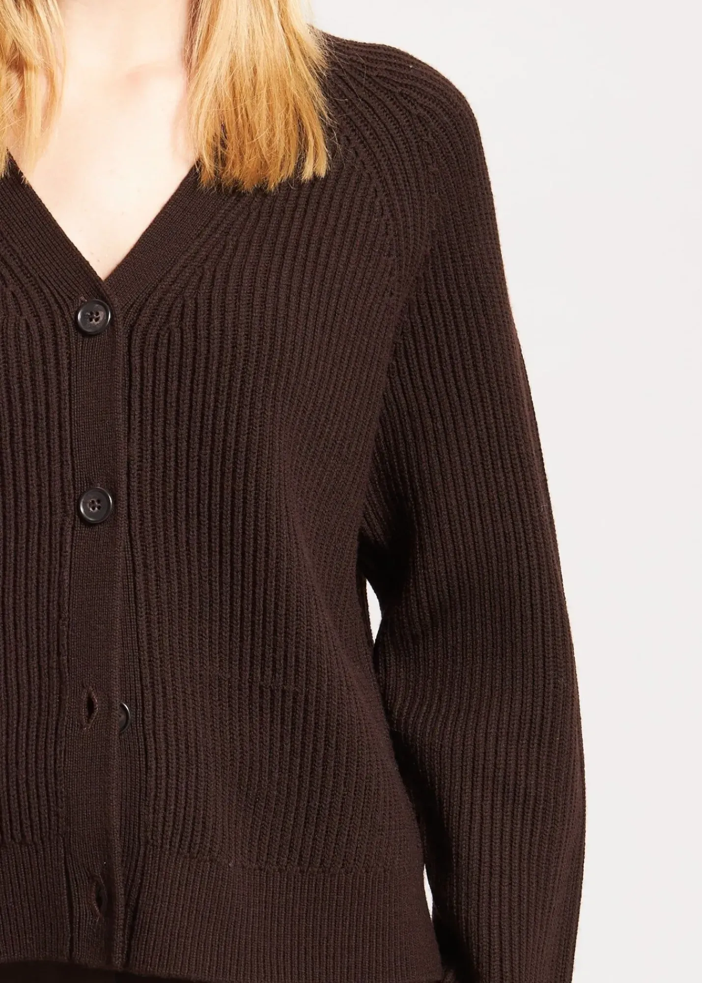 PATRICK ASSARAF Ribbed Merino Cardigan|Women Knitwear
