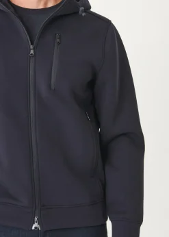 PATRICK ASSARAF Scuba Full-Zip Hoodie|Men Outerwear