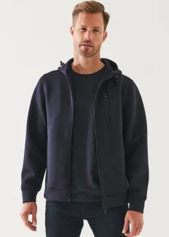 PATRICK ASSARAF Scuba Full-Zip Hoodie|Men Outerwear