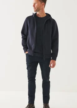 PATRICK ASSARAF Scuba Full-Zip Hoodie|Men Outerwear