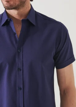 PATRICK ASSARAF Seersucker Cotton Shirt|Men Shirts