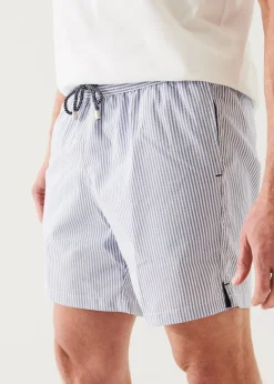 PATRICK ASSARAF Seersucker Swim Short|Men Bottoms