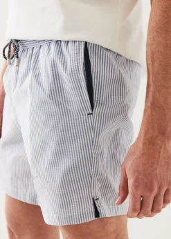PATRICK ASSARAF Seersucker Swim Short|Men Bottoms