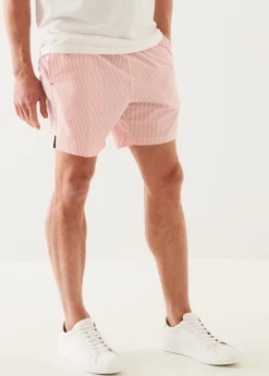 PATRICK ASSARAF Seersucker Swim Short|Men Bottoms