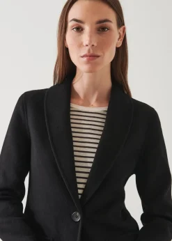 PATRICK ASSARAF Shawl Collar Cashmere Blazer|Women Blazers