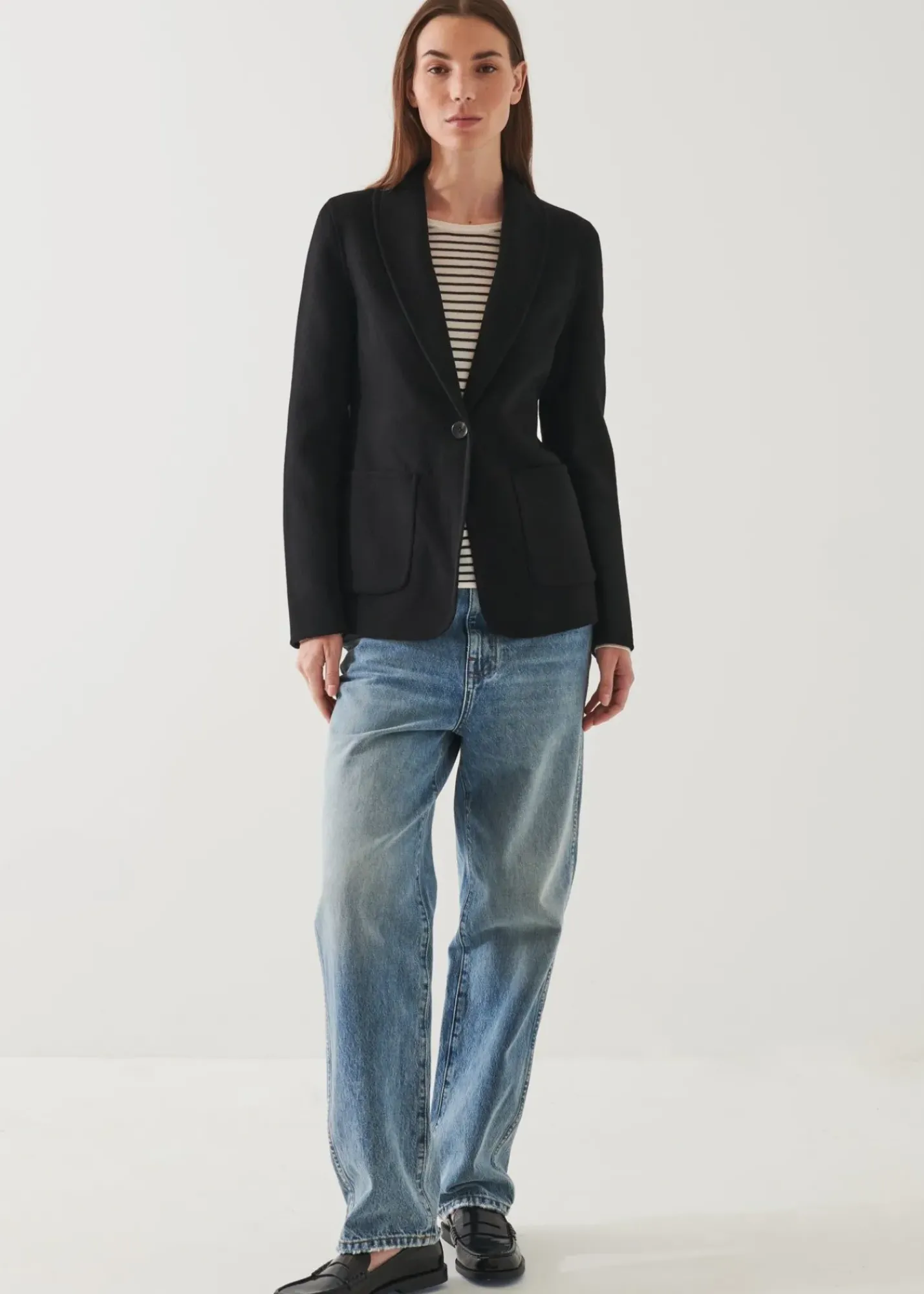 PATRICK ASSARAF Shawl Collar Cashmere Blazer|Women Blazers