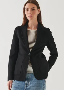 PATRICK ASSARAF Shawl Collar Cashmere Blazer|Women Outerwear