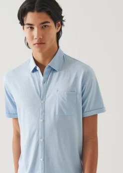 PATRICK ASSARAF Silk And Cotton Shirt|Men Shirts