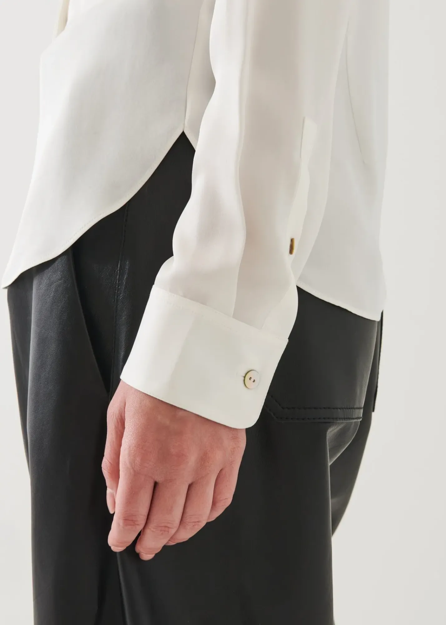 PATRICK ASSARAF Slim Silk Shirt|Women Shirts