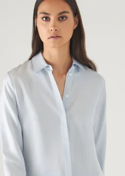 PATRICK ASSARAF Slim Silk Shirt|Women Shirts