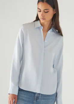 PATRICK ASSARAF Slim Silk Shirt|Women Shirts