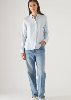 PATRICK ASSARAF Slim Silk Shirt|Women Shirts