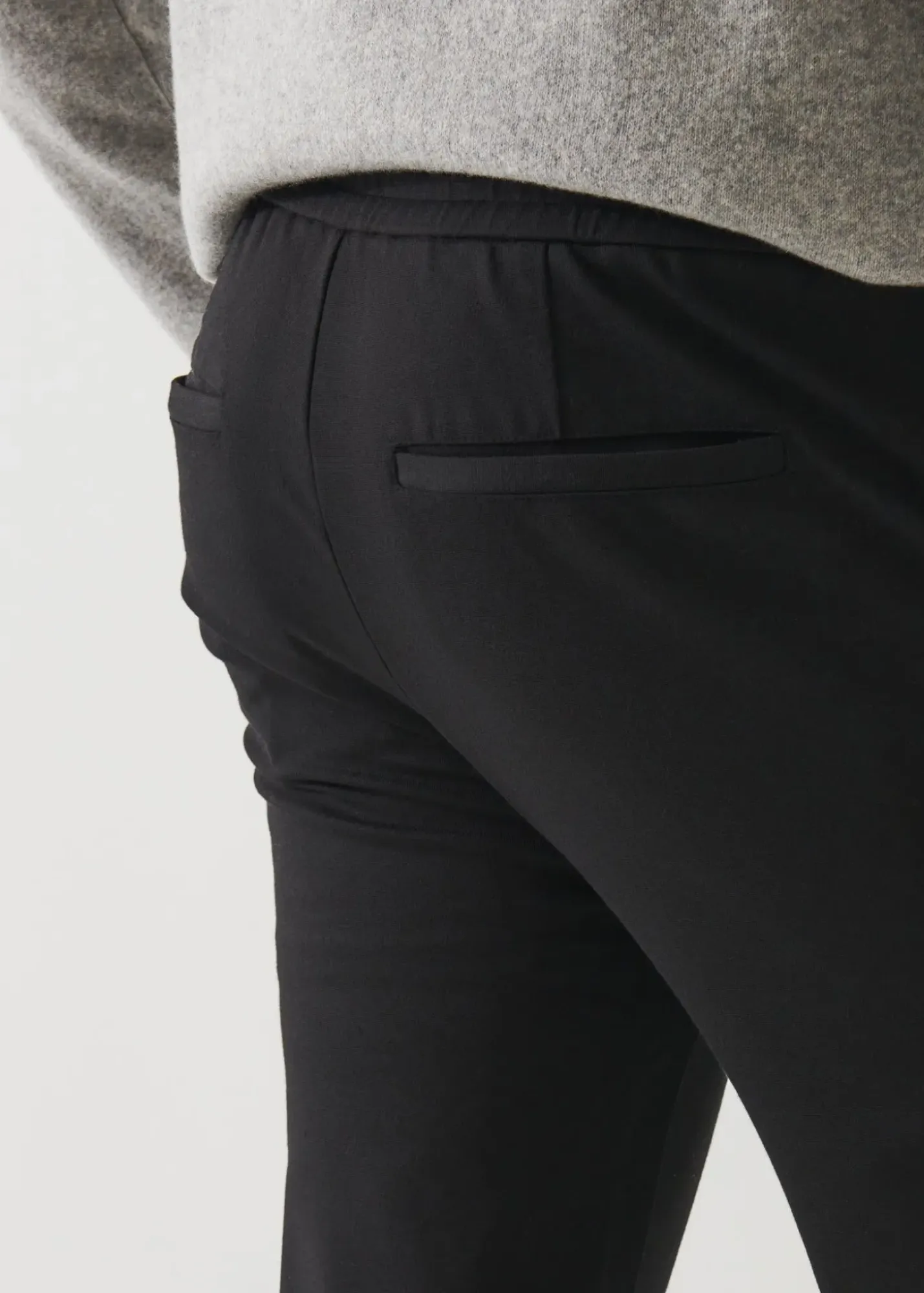 PATRICK ASSARAF Stretch Drawstring Pant|Men Bottoms