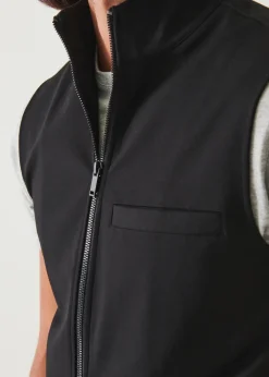 PATRICK ASSARAF Stretch Vest|Men Outerwear