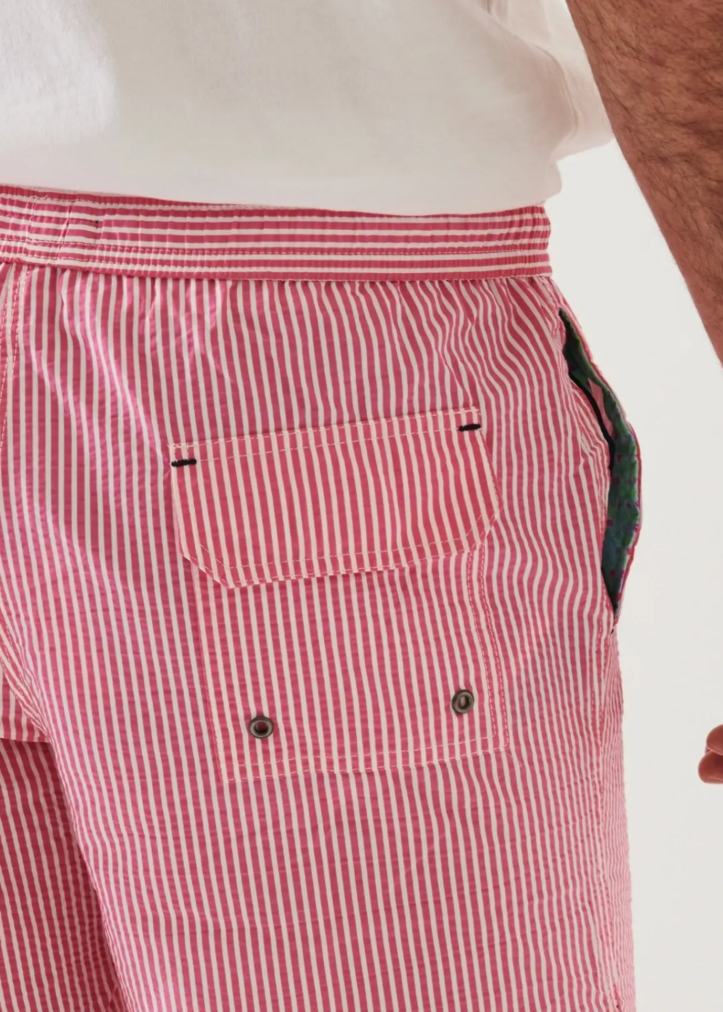 PATRICK ASSARAF Striped Swim Short|Men Bottoms