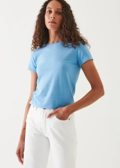 PATRICK ASSARAF Sublime Reactive Pima Cotton Stretch Slim T-Shirt|Women T-Shirts