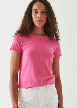 PATRICK ASSARAF Sublime Reactive Pima Cotton Stretch Slim T-Shirt|Women T-Shirts