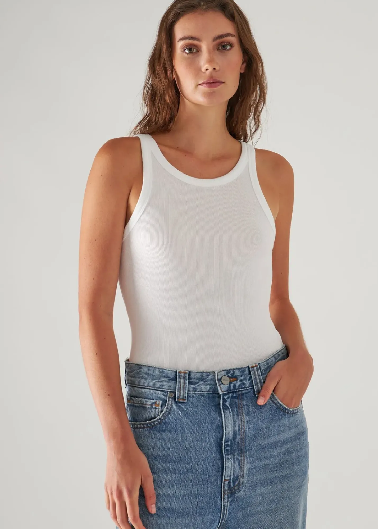 PATRICK ASSARAF Sublime Reactive Pima Cotton Stretch Slim T-Shirt|Women T-Shirts