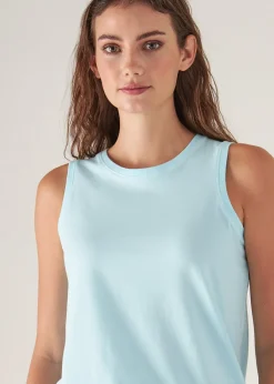PATRICK ASSARAF Sublime Reactive Pima Cotton Stretch Boyfriend Tank|Women T-Shirts