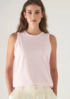 PATRICK ASSARAF Sublime Reactive Pima Cotton Stretch Boyfriend Tank|Women T-Shirts