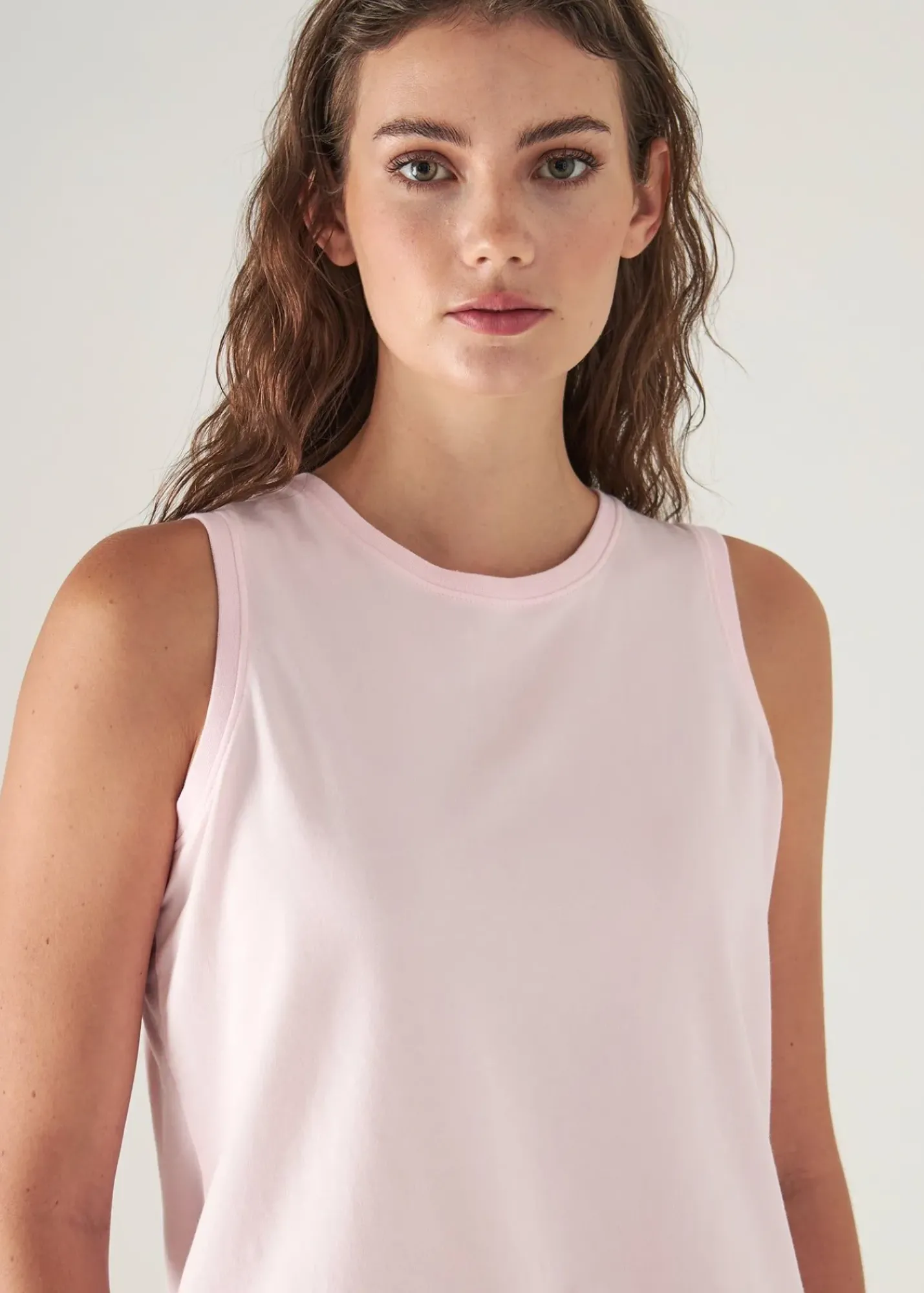 PATRICK ASSARAF Sublime Reactive Pima Cotton Stretch Boyfriend Tank|Women T-Shirts