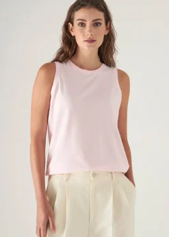 PATRICK ASSARAF Sublime Reactive Pima Cotton Stretch Boyfriend Tank|Women T-Shirts