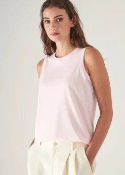 PATRICK ASSARAF Sublime Reactive Pima Cotton Stretch Boyfriend Tank|Women T-Shirts