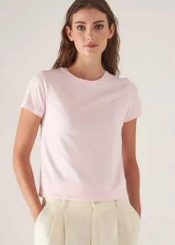 PATRICK ASSARAF Sublime Reactive Pima Cotton Stretch Slim T-Shirt|Women T-Shirts