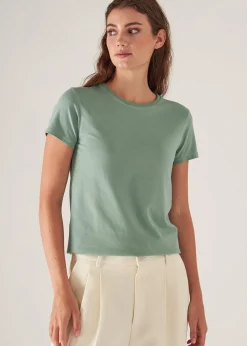 PATRICK ASSARAF Sublime Reactive Pima Cotton Stretch Slim T-Shirt|Women T-Shirts