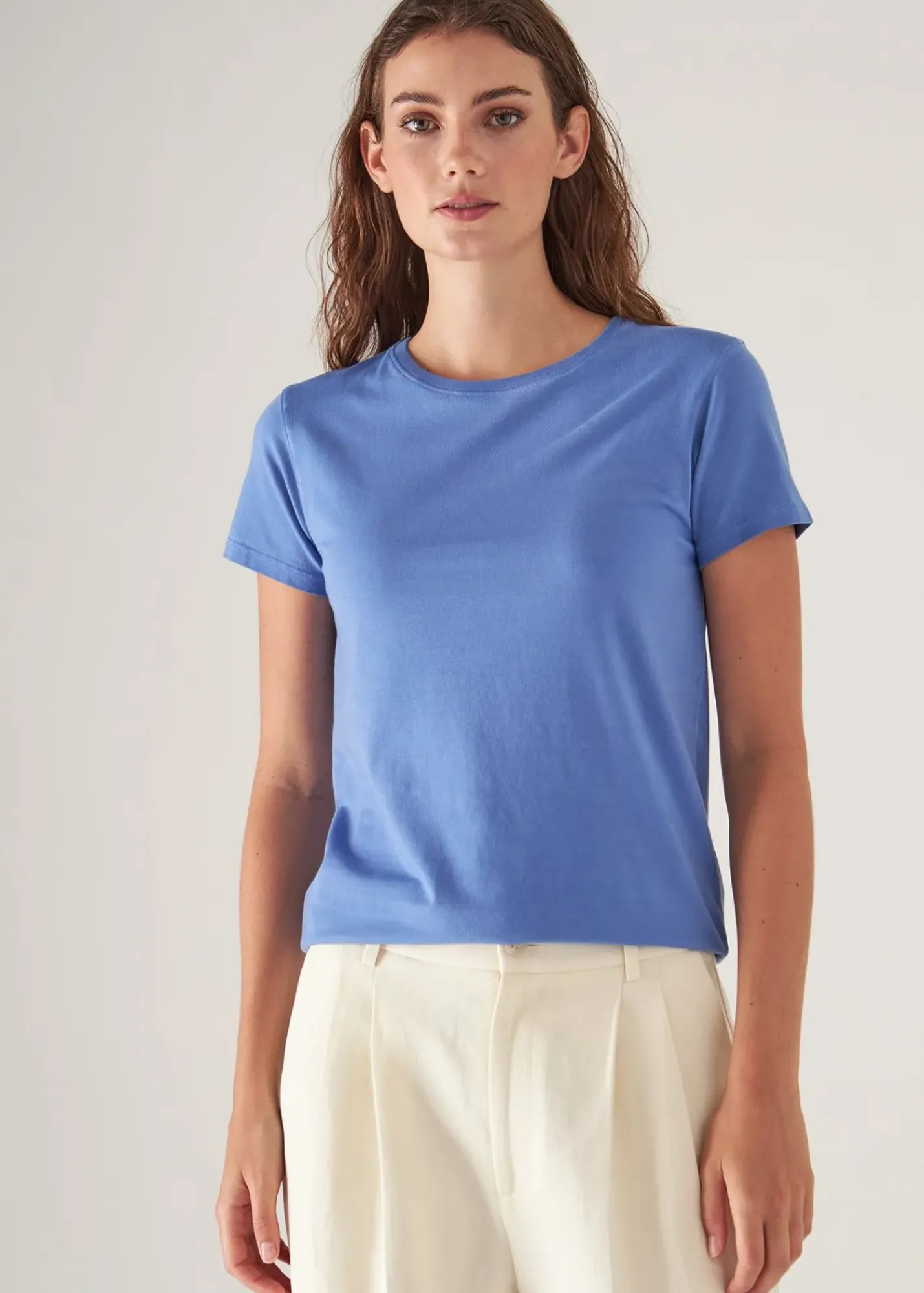 PATRICK ASSARAF Sublime Reactive Pima Cotton Stretch Slim T-Shirt|Women T-Shirts