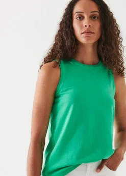 PATRICK ASSARAF Sublime Reactive Pima Cotton Stretch Boyfriend Tank|Women T-Shirts